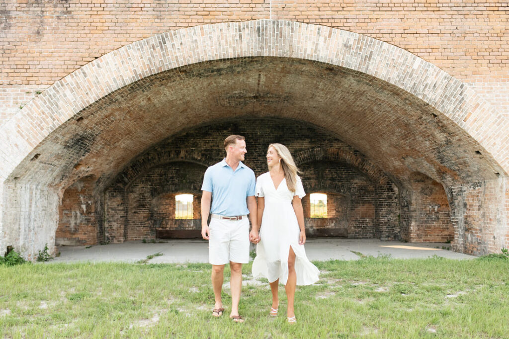 Fort pickens pensacola beach engagement
