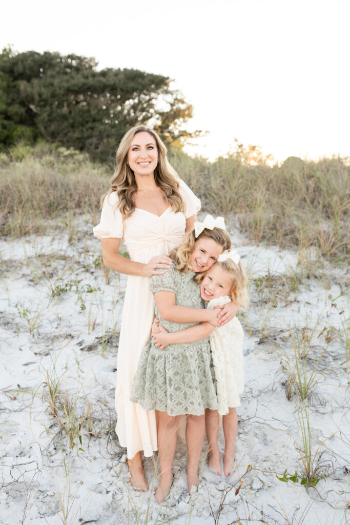 family session dunes pensacola beach mommy daughters