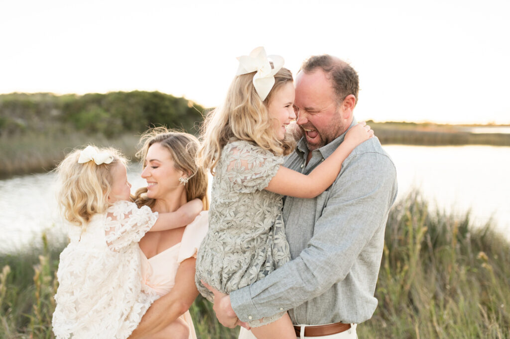 family session dunes pensacola beach candid laughing