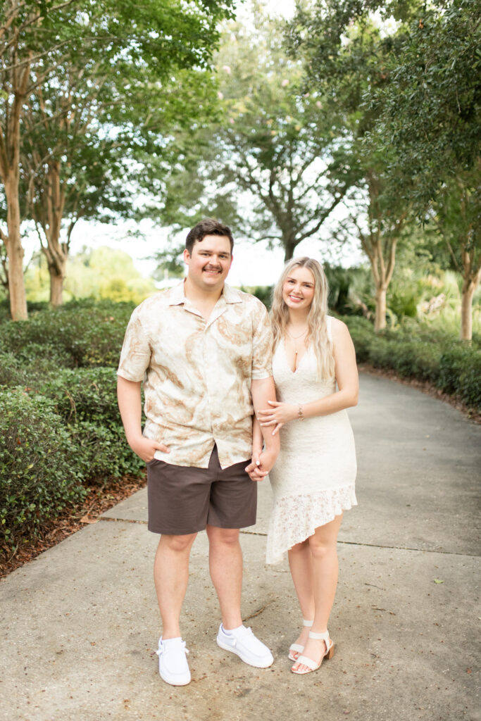 engagement session downtown pensacola veterans memorial park 